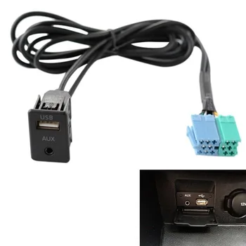 Удлинитель Радио AUX USB Порт Адаптер Кабели Проводка В Сборе Подходит Для Hyundai Elantra Аксессуары для автомобильной электроники