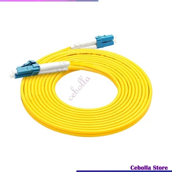 10 шт. оптоволоконный патч-корд LC/UPC -LC/UPC FTTH Волоконный кабель дуплексной однорежимной длины