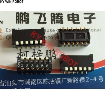 1 шт. Японский переключатель набора кода 6-битный патч бокового набора с шагом 2,54 CFP-0611TB