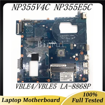 VBLE4/VBLE5 LA-8868P Бесплатная Доставка Высококачественная Материнская плата Для Samsung NP355V4C NP355E5C Материнская плата ноутбука 100% Полностью работает Хорошо