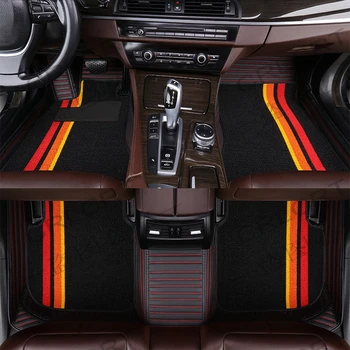 CRLCRT для Borgward все модели BX7 BX5 автоаксессуары для укладки автомобилей Автомобильные Коврики для пола Двухслойный Коврик для ног из искусственной кожи Интерьер