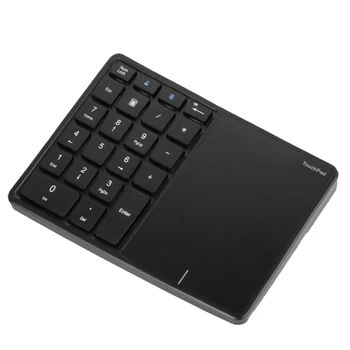 Мини-клавиатура Bluetooth 2.4G Цифровая клавиатура 22 клавиши Цифровая клавиатура с сенсорной панелью для Windows IOS Android