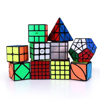 QiYi Профессиональная Наклейка Magic Cube Base Начало работы 3x3x3 4x4x4 5x5x5 Megaminx Speed Twist Головоломка Magic Cube для Детей