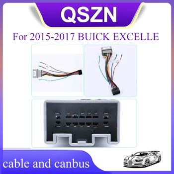 QSZN Автомобильный Радиоприемник canbus Box GM-XB-05 Адаптер Для 2015-2017 BUICK EXCELLE 16-КОНТАКТНЫЙ Жгут Проводов Кабель Питания Android