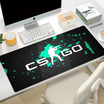 CS GO Изготовленный На Заказ Большой Коврик Для Мыши Скоростные Клавиатуры Коврик Резиновый Игровой Коврик Для Мыши Настольный Коврик Для Игрового Плеера Настольный ПК Компьютер Ноутбук Csgo